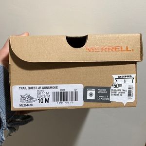 Trail quest jr gunsmokr merrell